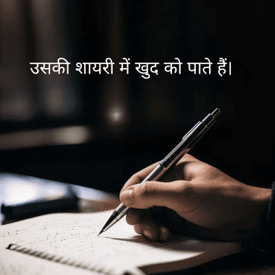 उसकी शायरी में खुद को पाते हैं।
