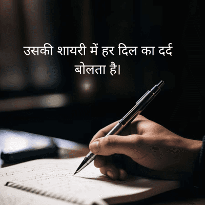 उसकी शायरी में हर दिल का दर्द
बोलता है।
