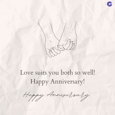 Love suits you both so well!
Happy Anniversary!
Happy Anniversary