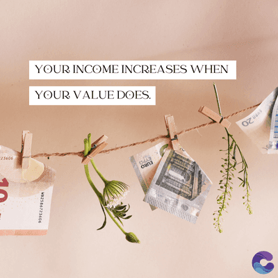 23606
YOUR INCOME INCREASES WHEN
YOUR VALUE DOES.
82586723606
O