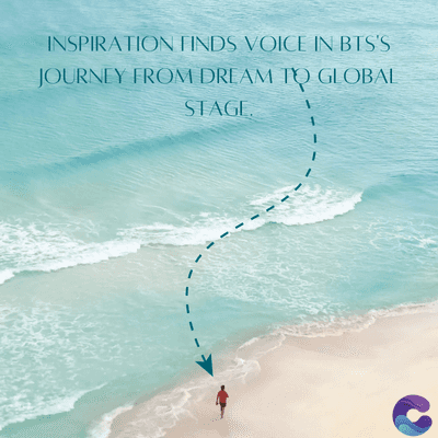 INSPIRATION FINDS VOICE IN BTS'S
JOURNEY FROM DREAM TO GLOBAL
STAGE.