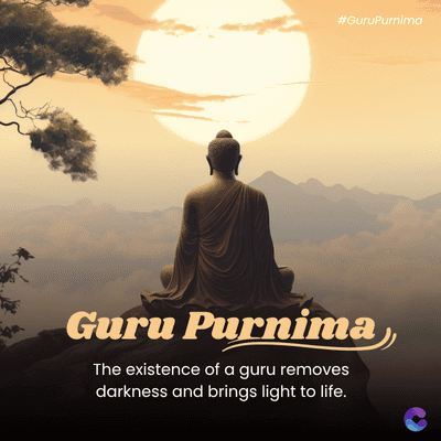 #GuruPurnima
Guru Purnima
The existence of a guru removes
darkness and brings light to life.