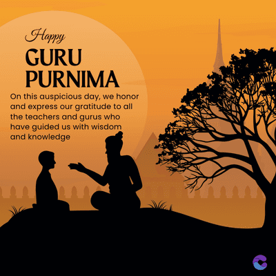 Happy
GURU
PURNIMA
On this auspicious day, we honor
and express our gratitude to all
the teachers and gurus who
have guided us with wisdom
and knowledge