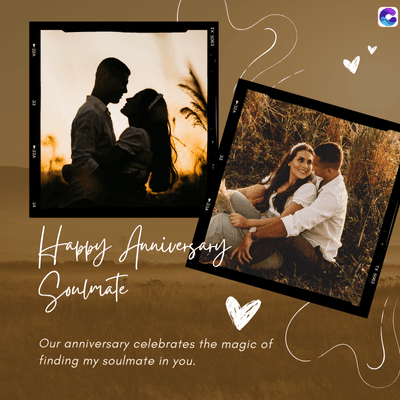 -330
TV 5063
Happy Anniversary
Soulmate
Our anniversary celebrates the magic of
finding my soulmate in you.