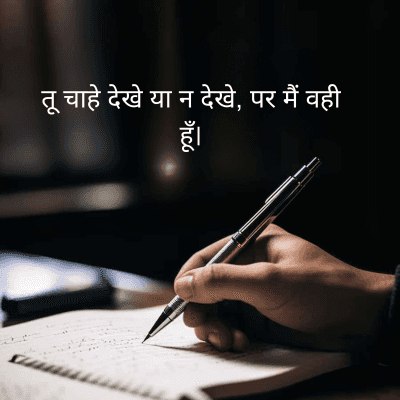 तू चाहे देखे या न देखे, पर मैं वही
हूँ।