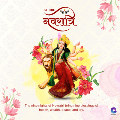 SHUBH
नवरात्रि
The nine nights of Navratri bring nine blessings of
health, wealth, peace, and joy.
0