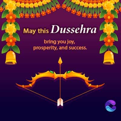 May this Dussehra
bring you joy,
prosperity, and success.