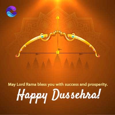 May Lord Rama bless you with success and prosperity.
Happy Dussehra!