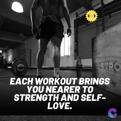 STRO
EACH WORKOUT BRINGS
YOU NEARER TO
STRENGTH AND SELF-
LOVE.