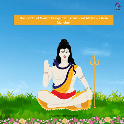 The month of Sawan brings faith, rains, and blessings from
Mahakal.
www.reallygretasite.com
Crafto