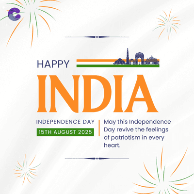 HAPPY
INDIA
INDEPENDENCE DAY | May this Independence
15TH AUGUST 2025
Day revive the feelings
of patriotism in every
heart.