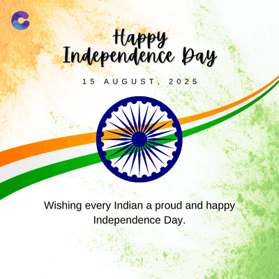 Happy
Independence Day
15 AUGUST, 2025
Wishing every Indian a proud and happy
Independence Day.