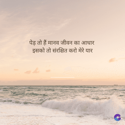 पेड़ तो हैं मानव जीवन का आधार
इसको तो संरक्षित करो मेरे यार