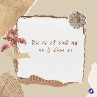 दिल का दर्द सबसे बड़ा
ग़म है जीवन का
Di
fomes turpis geed temp
sos curser gravida are se torten di
ir power des congeal per
gillis id conter purss it fasci
geid uiterler. Risse a
pris. Tincidu
ng ela